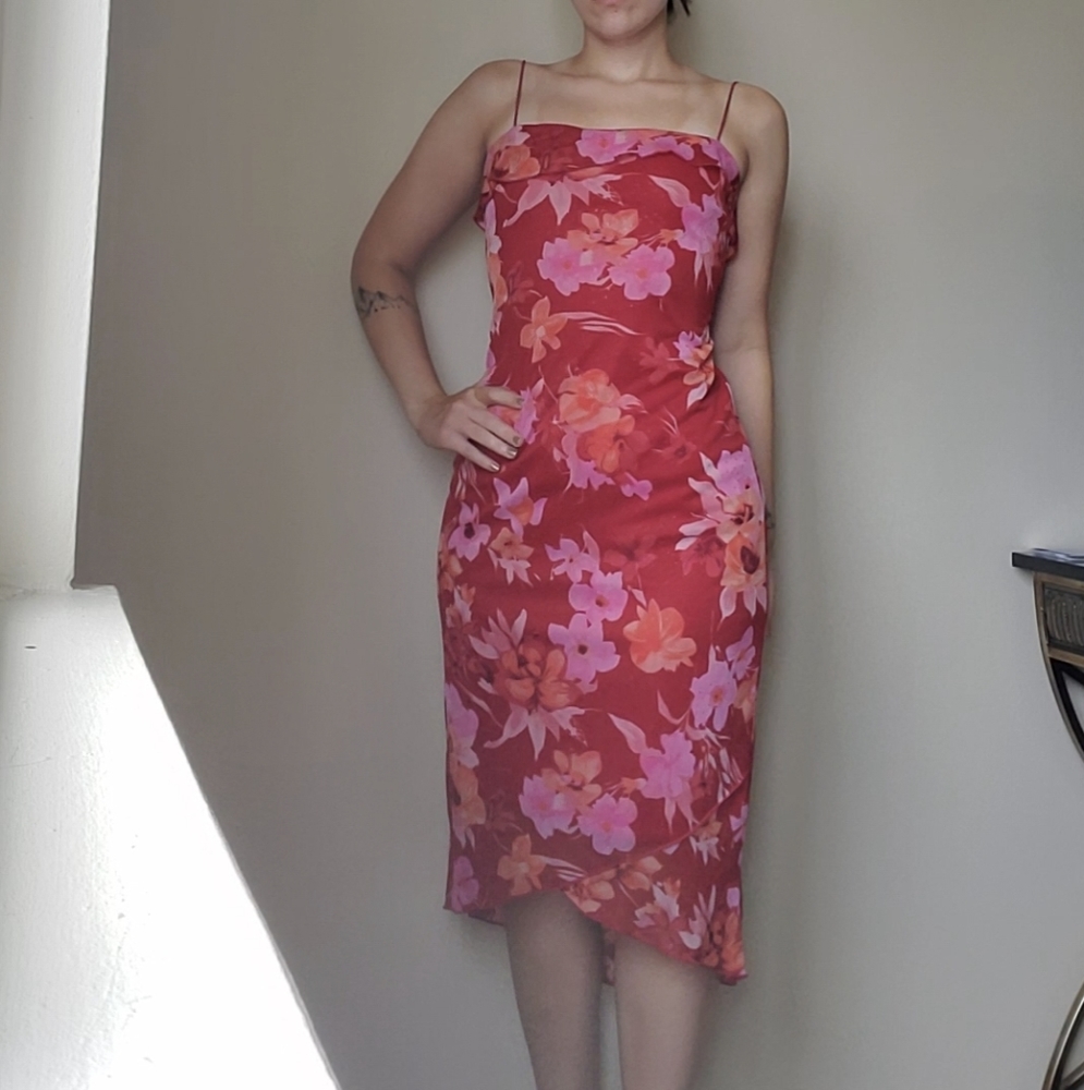 Coconut Girl dress with hibiscus flowers